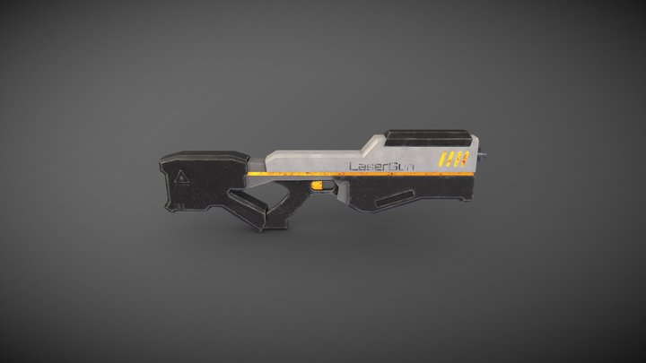 Laser Gun 3D Model