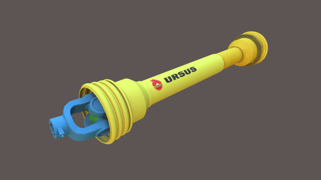 PTO shaft universal joint 3D Model