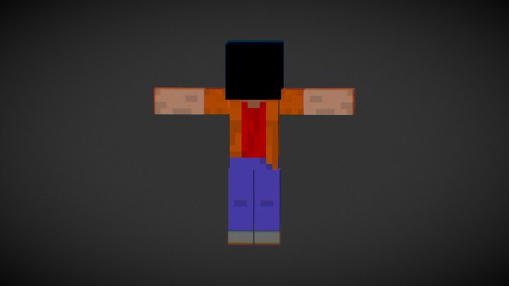 Minecraft Steve 3D Model