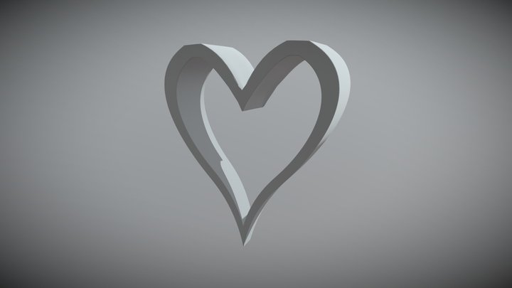 Simple Heart 3D Model