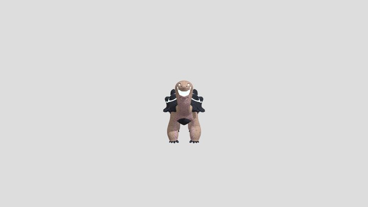 Monster Turtle 3D Model