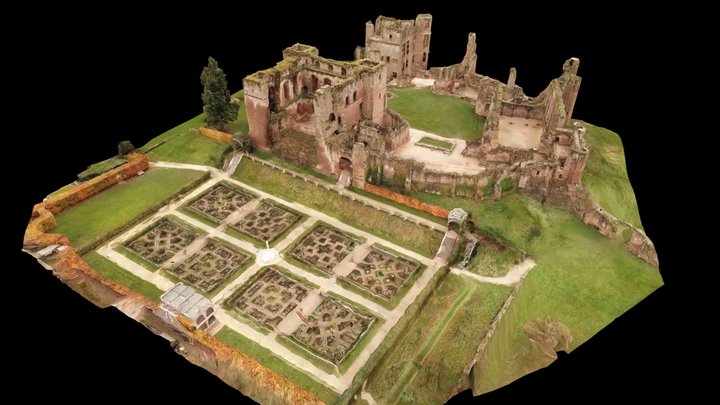 Kenilworth Castle, Warwickshire, England 3D Model
