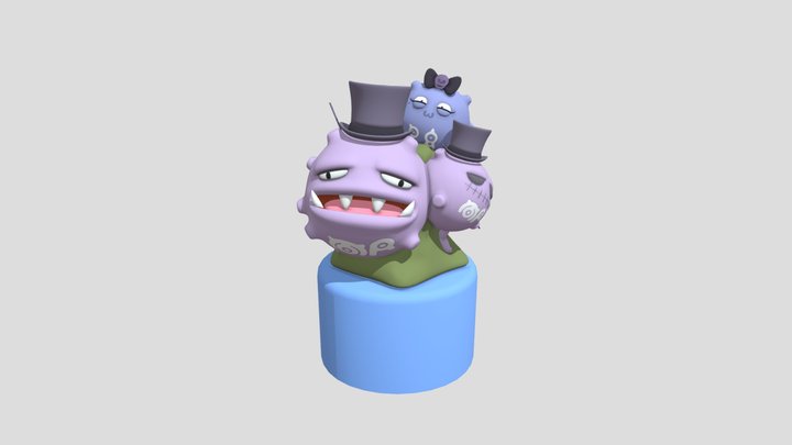 mojo_rising_&_la_woman_figure 3D Model