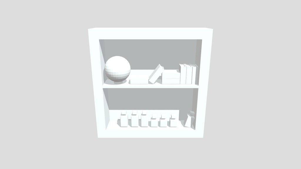 Book shelf and portions