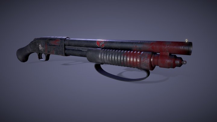 Mossberg 590 Shockwave 3D Model