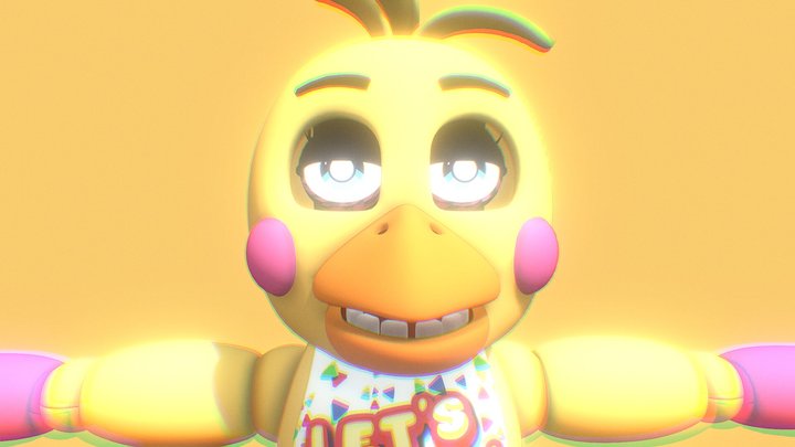 Toy Chica 3D Model