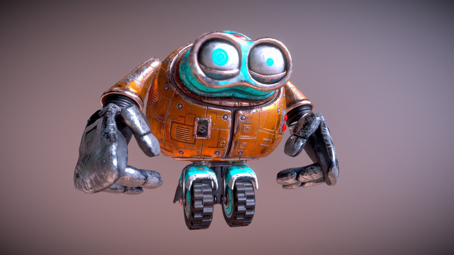 Charbot - Download Free 3d Model By Hullo [49041be] - Sketchfab