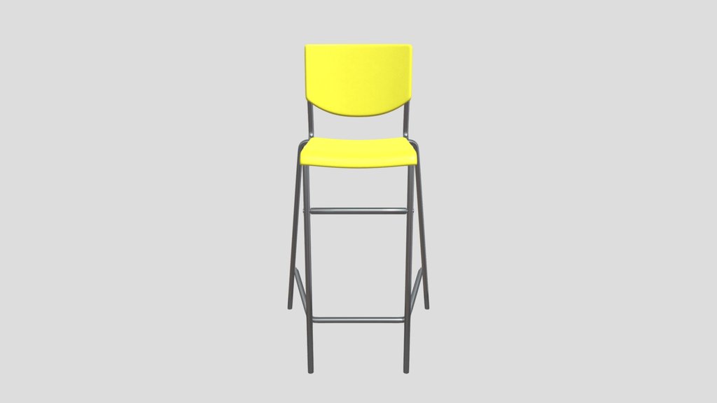 Basic Plastic Barstool