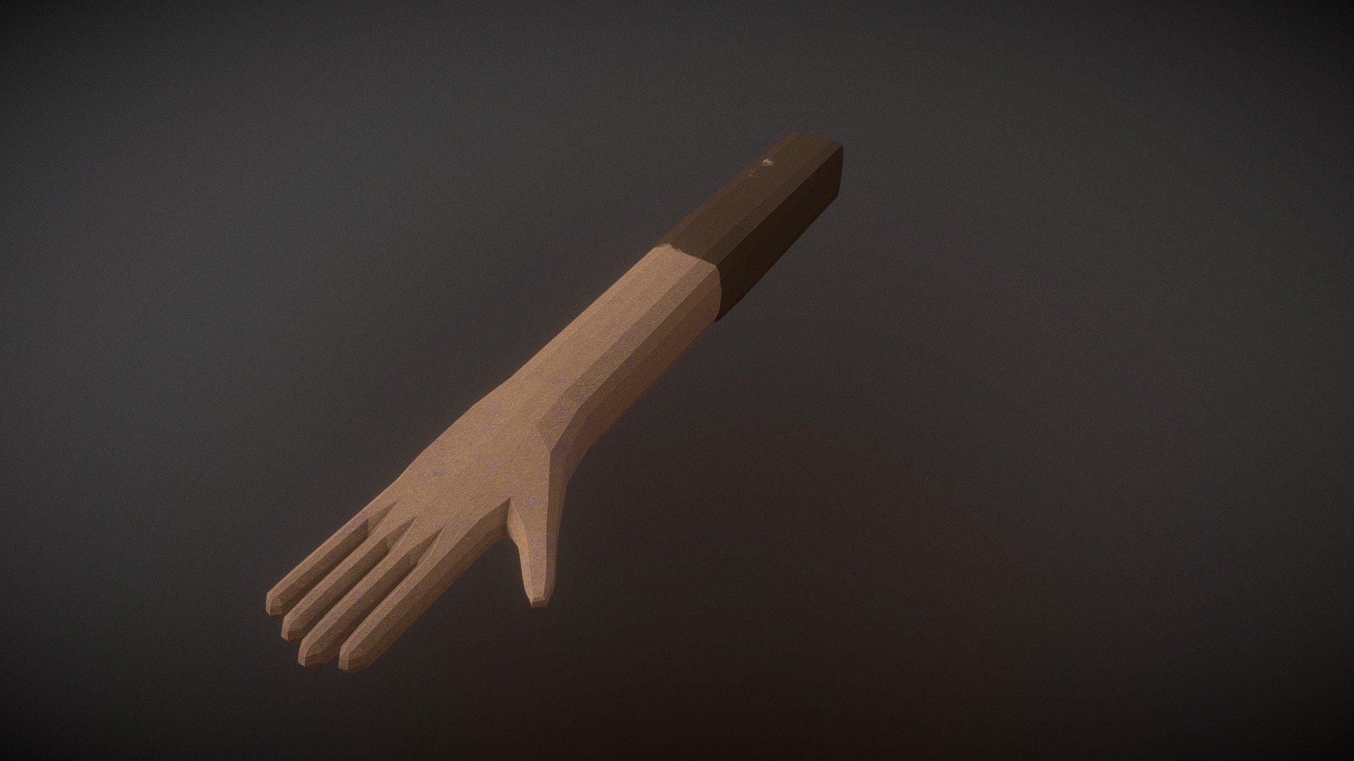 Hand-LowPoly (Rigged) - Download Free 3D model by Evolve_Games ...