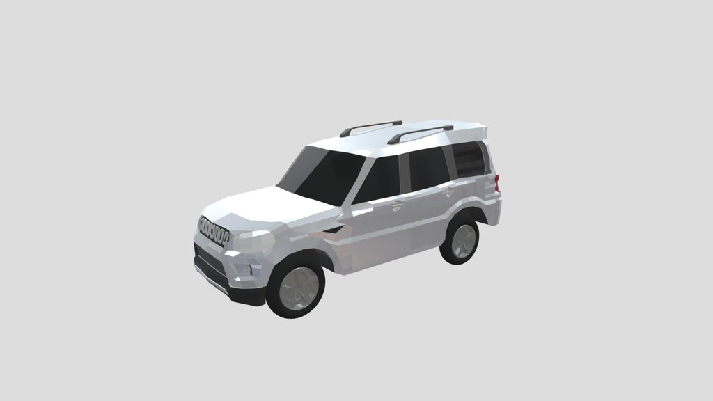 Indian car scorpio 3d model for free