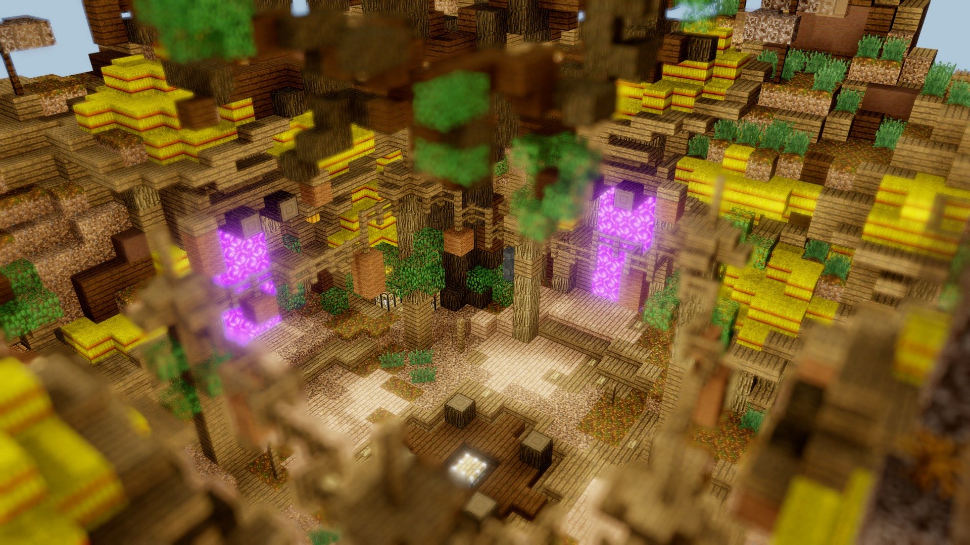 Tiny lobby - 4 portals