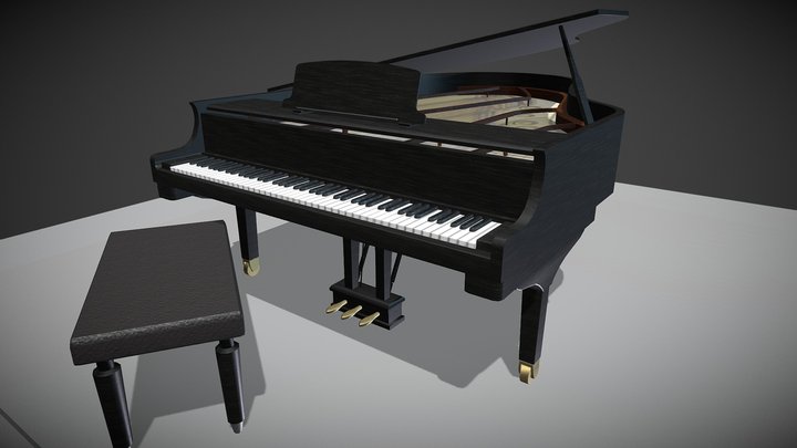 Steinway Piano 3D Model