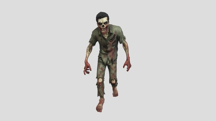 Undead Wanderer 3D Model
