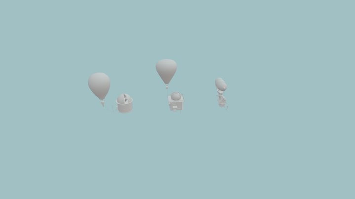 DZ_silhouettes 3D Model