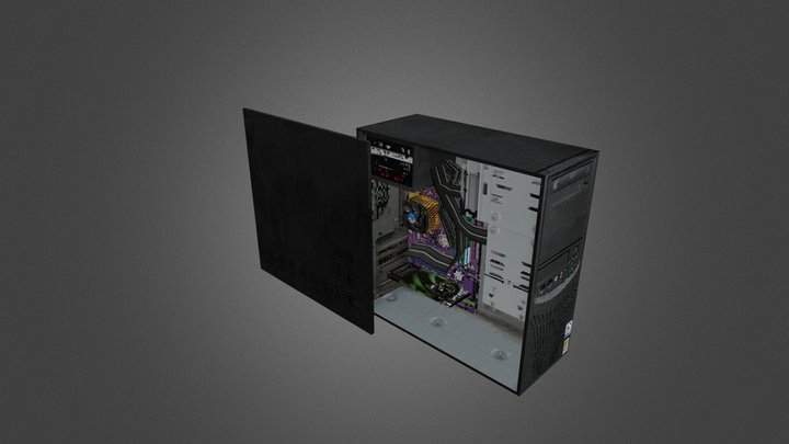 PSX PC SystemUnit V1 3D Model
