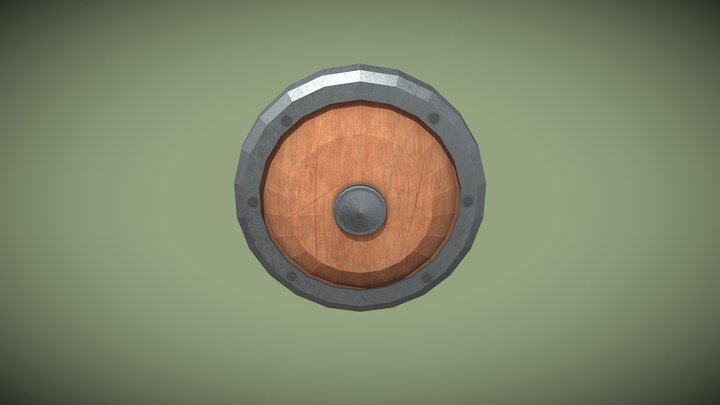 Medieval Shield 3D Model