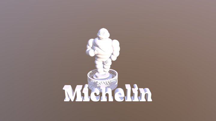 Muñeco Michelin 3D Model