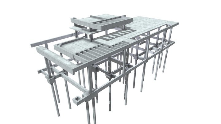 AGL10QN - Estrutural 3D 3D Model