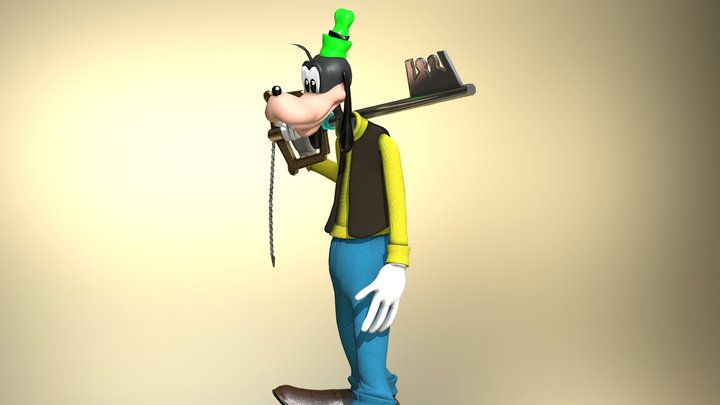 Disney's Goofy 3D Model