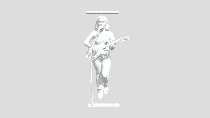 Guitar Melody 3D Model