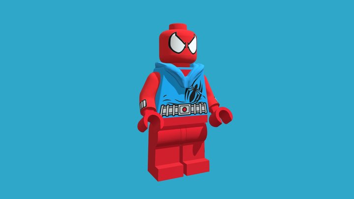 Lego Spider-Man Scarlet Spider. – Modello 3D gratuito STL