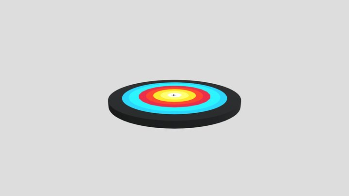 Shooting Target 3D Model