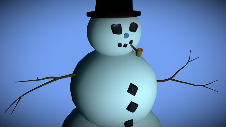 My Snow Man 3D Model