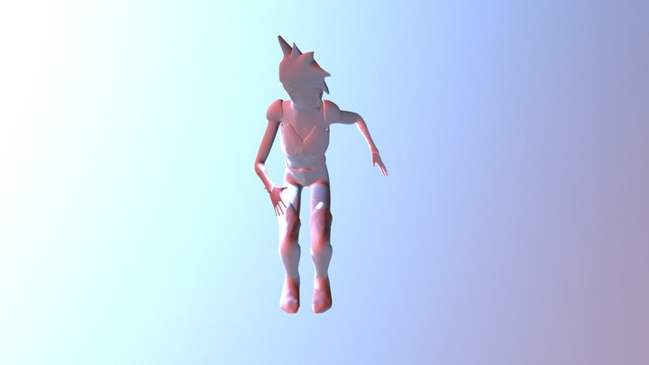 Hero Pose 3D Model