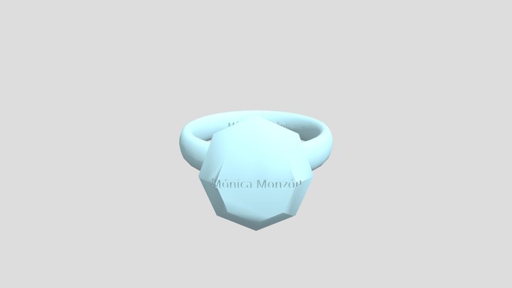 Diamond Ring - Mónica Monzón 3D Model