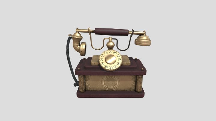 Vintage Phone 3D Model