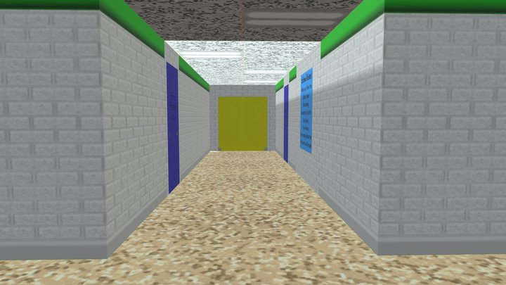 Gavin And Friends School - Baldi Basics 3D Model
