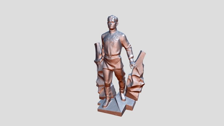 Monument of Amet-khan Sultan 3D Model
