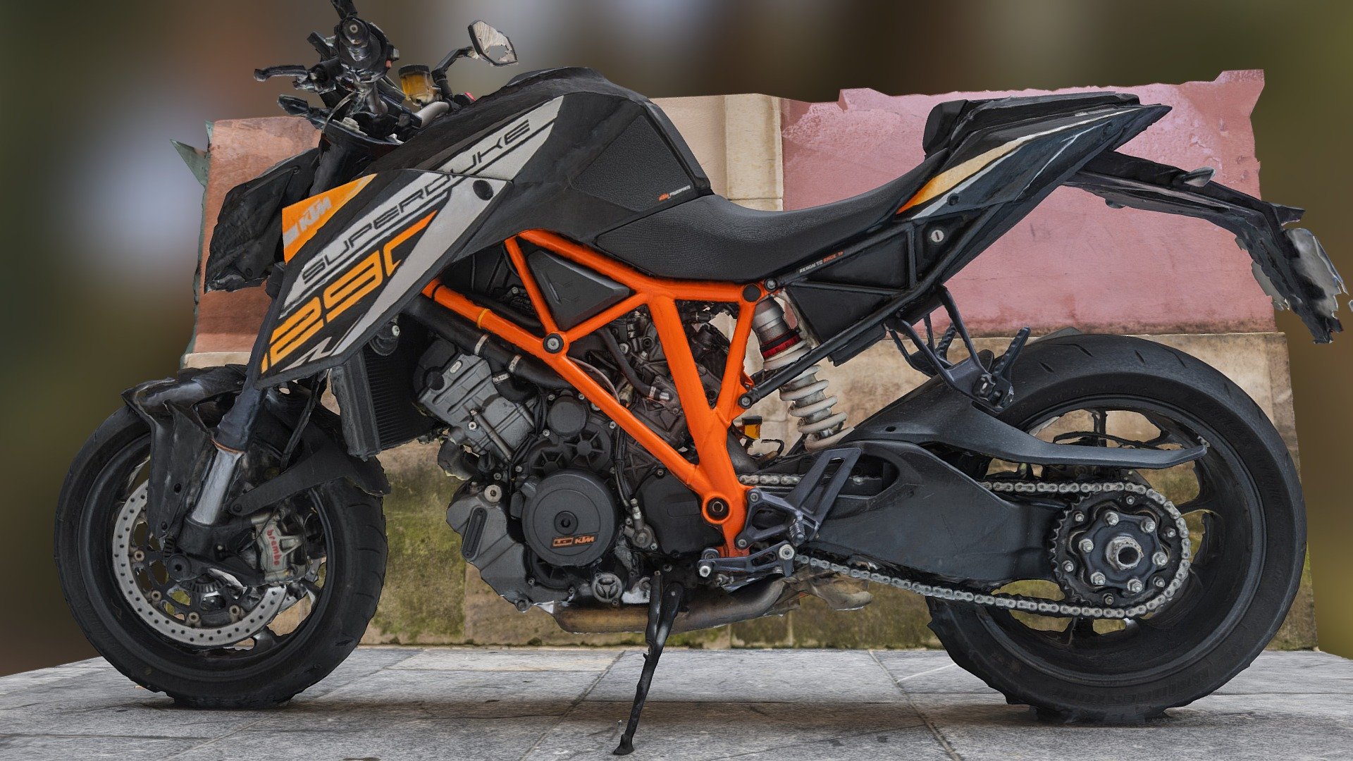 KTM Superduke 1290 raw scan - 3D model by Miguel Bandera ...