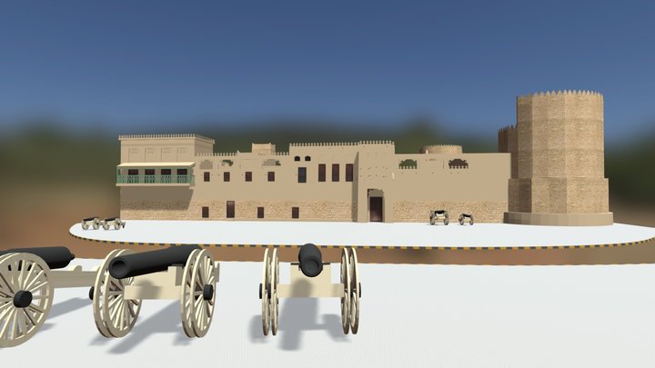 Sharjah Fort (Al Hisn) 3D Model