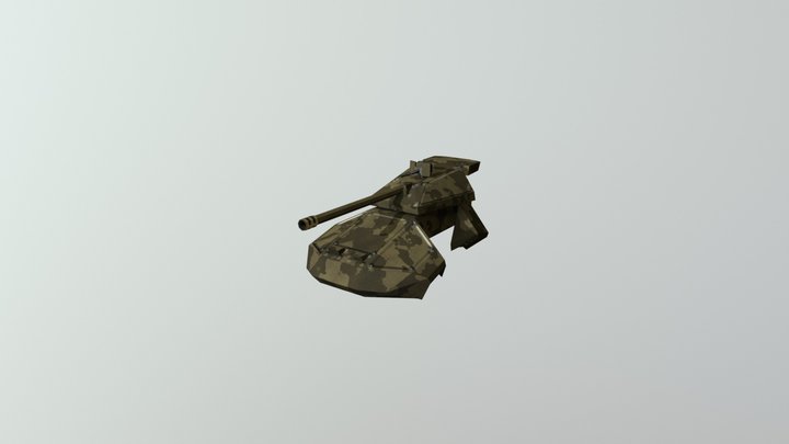 urban hover tank 3D Model