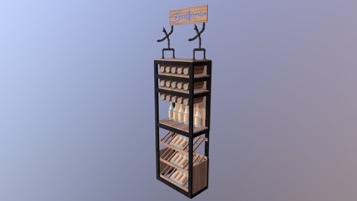 РОБОТ труба+стійка 3D Model