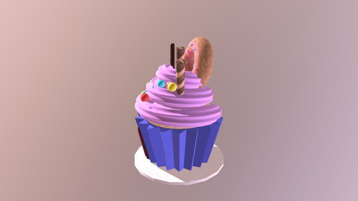 Cupcake House 0 3D Model