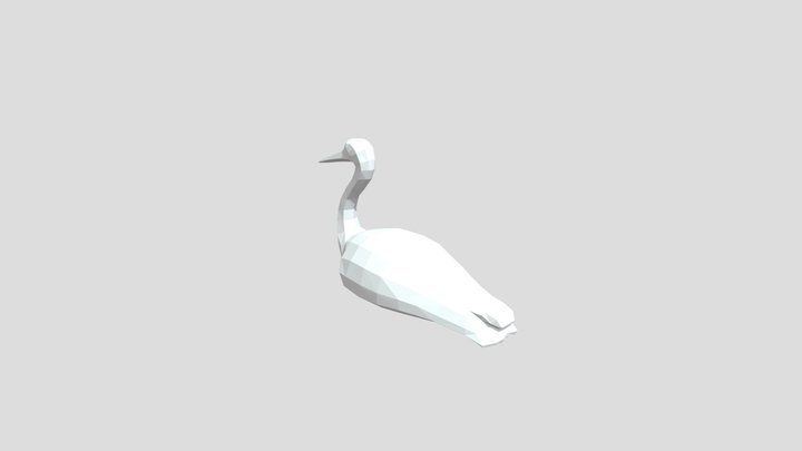 lowpoly bird 3D Model