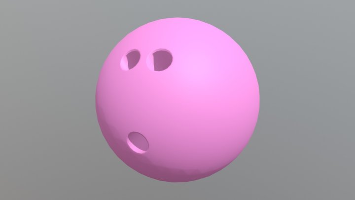 Bowling Ball 3D Model