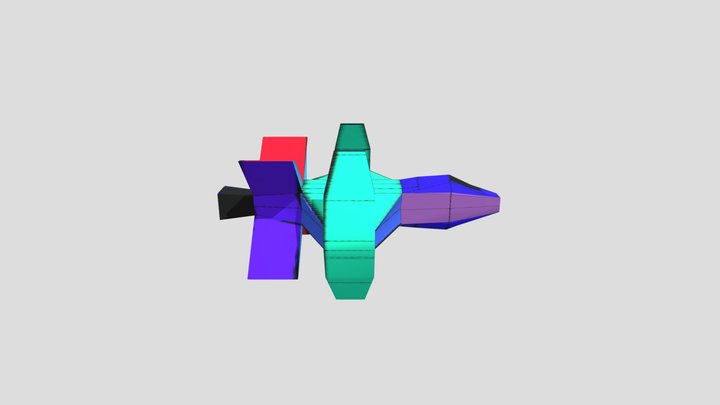 X- Fighter 3D Model