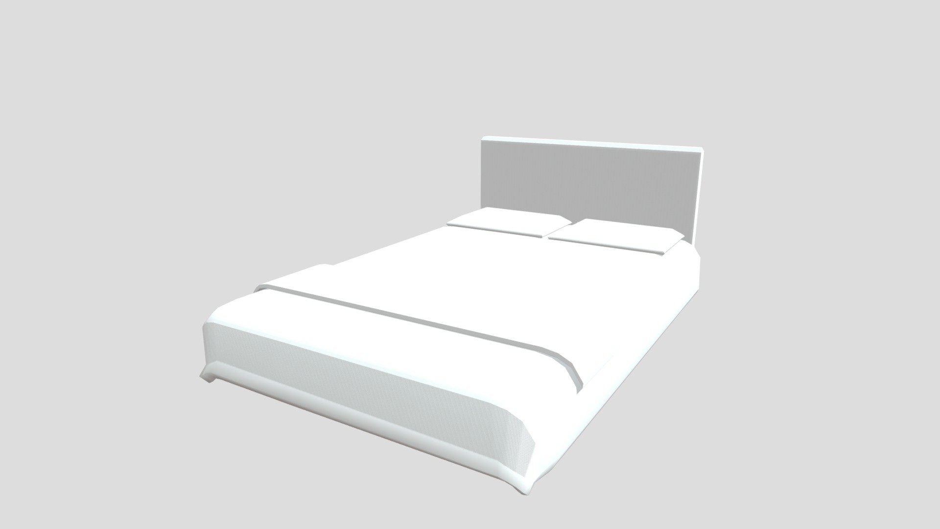 Bed - 3D model by jsimpkins [4915351] - Sketchfab