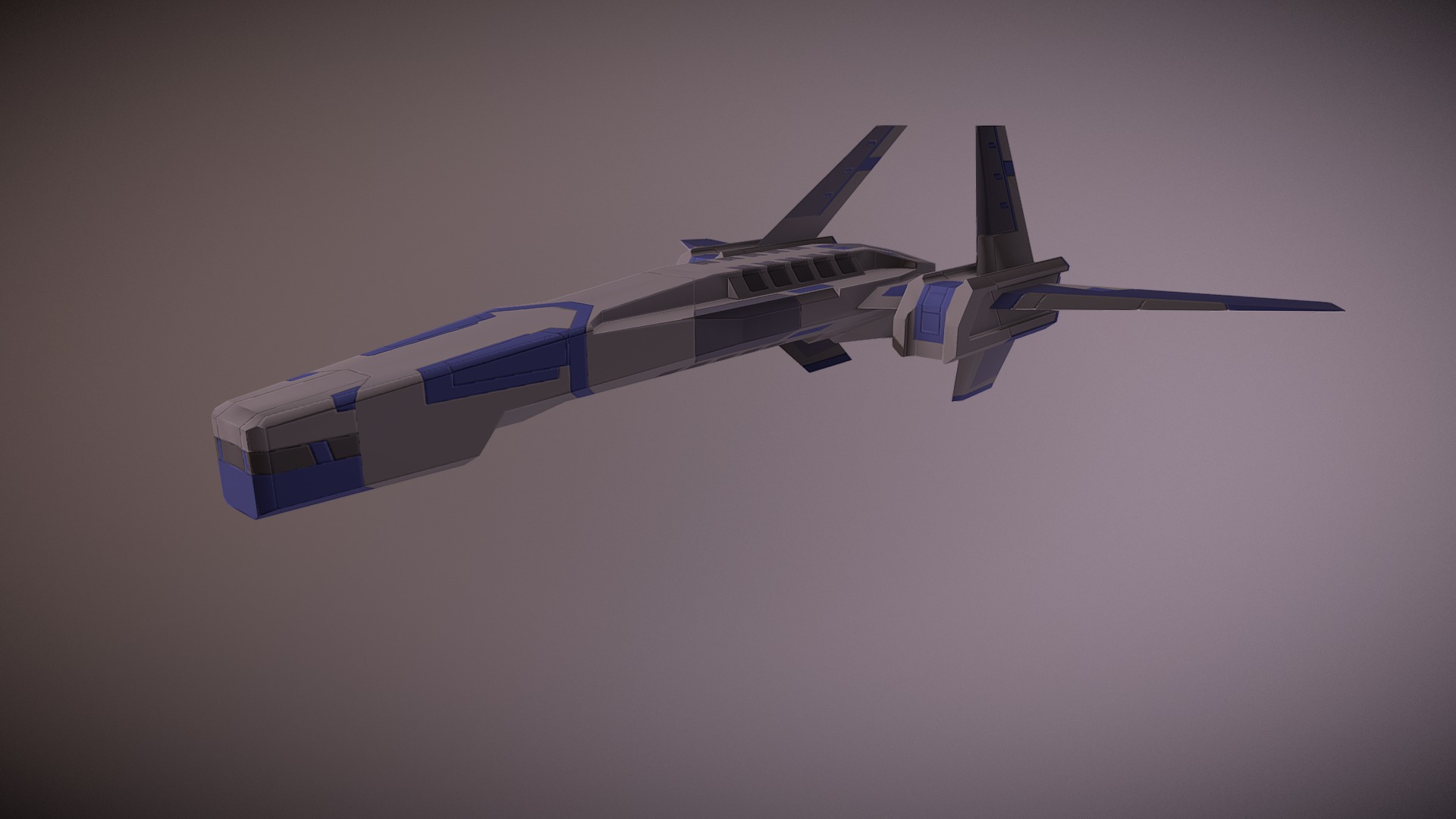 3D model StarFighter - This is a 3D model of the StarFighter. The 3D model is about a jet flying in the sky.