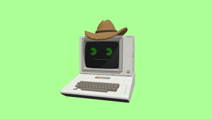 Twoee (Macintosh Librarian) 3D Model