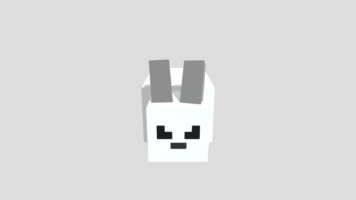 99 Nights Bunny (REMAKE) Wolfvr mono tag 3D Model