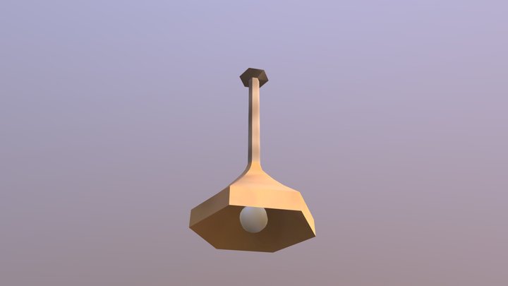 Low Polygon Lamp 3D Model