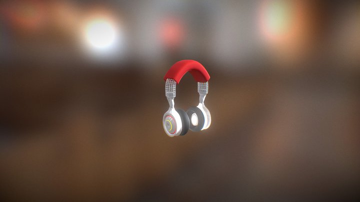 Headphones (Rigged, fixed scale for head)