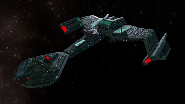 Star Trek Klingon K'vek Class 3D Model