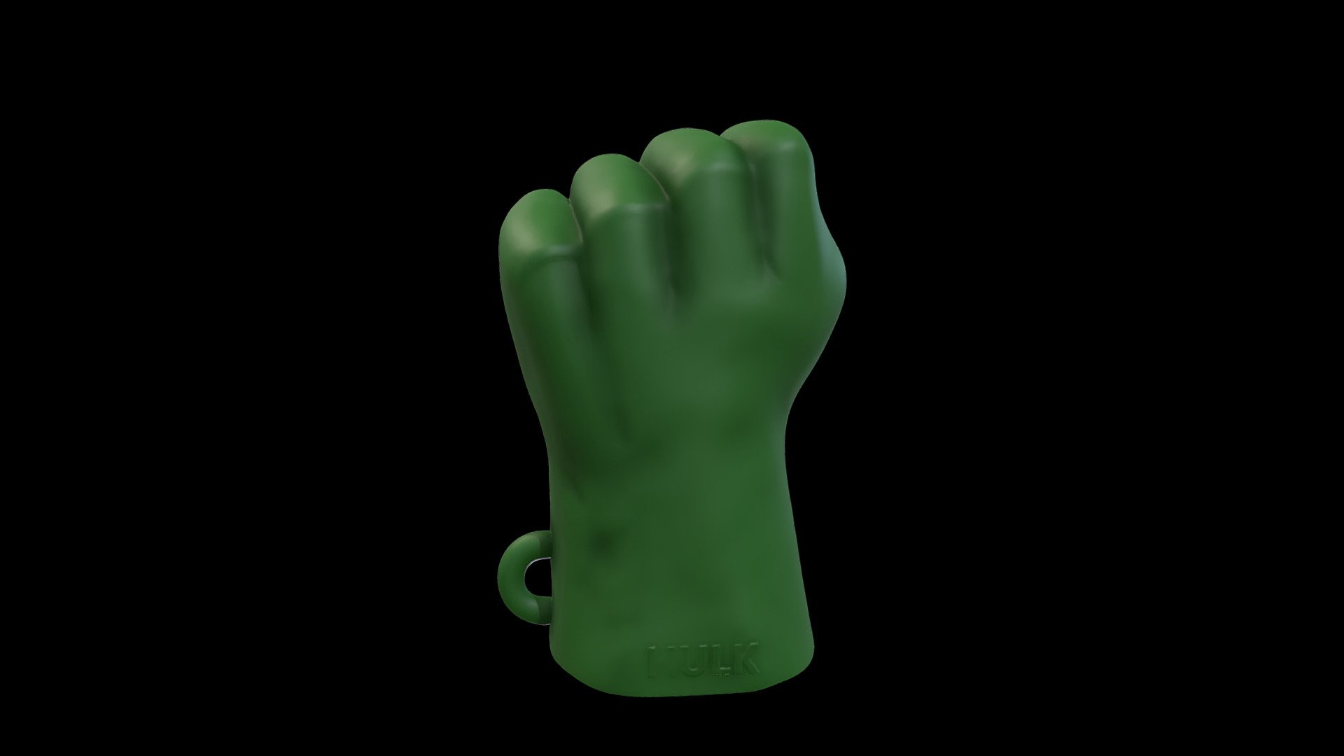 Hulk fist keychain