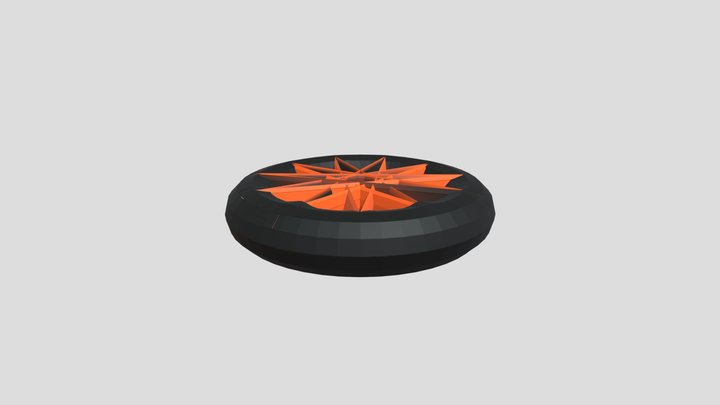 Low Poly Tyre - Aadhan 1 3D Model