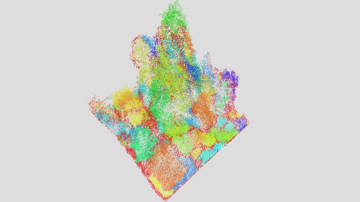 Parque Oncol - LiDAR instance segmentation 3D Model